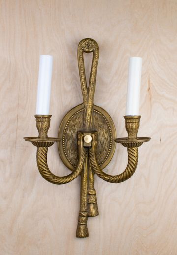 Traditional Two Candle Wall Sconce