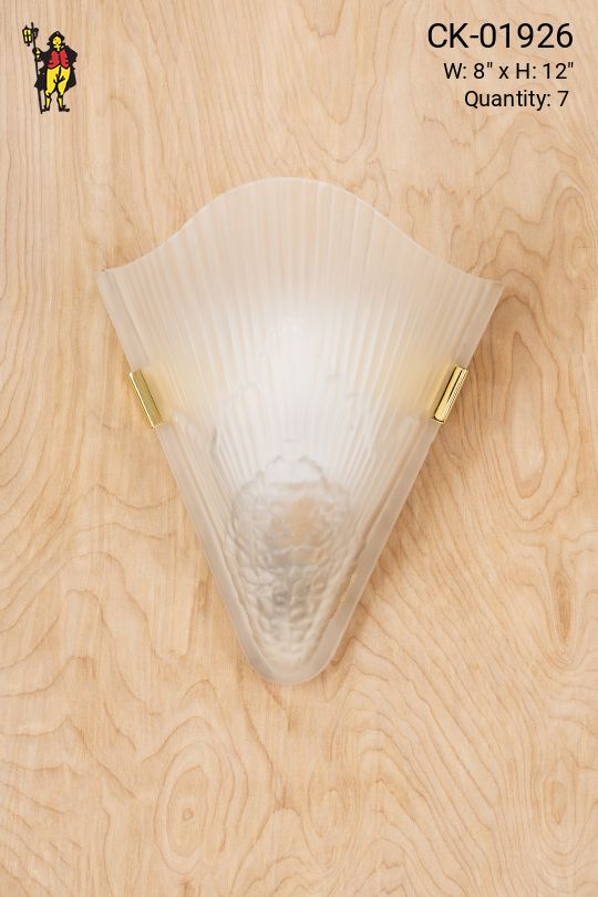 Frosted Glass Shell Wall Sconce