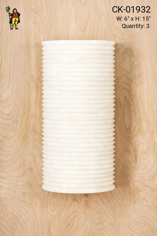 Ribbed Rounded Shade Wall Sconce