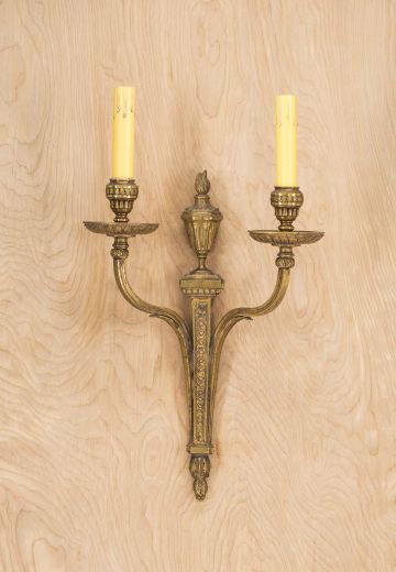 Traditional Two Candle Wall Sconce
