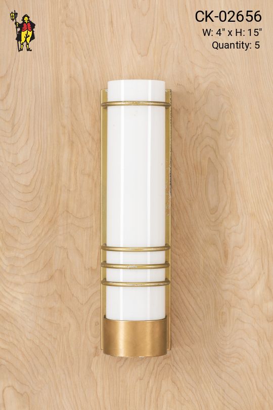Rounded Frosted Glass Wall Sconce