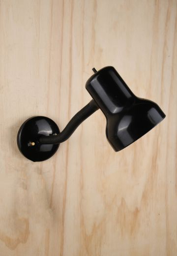 Black Gooseneck Adjustable Wall Sconce