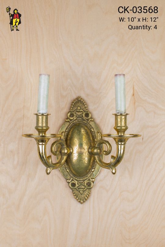 Two Candle Wall Sconce