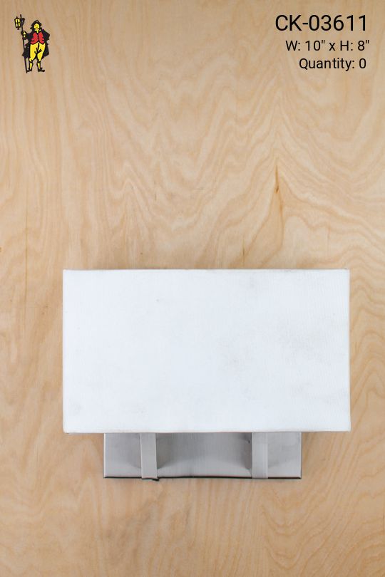 Contemporary Wall Sconce w/White Shade