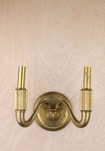 Transitional Two Candle Wall Sconce
