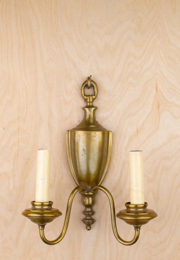 Traditional Two Candle Wall Sconce
