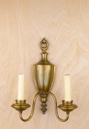 Traditional Two Candle Wall Sconce