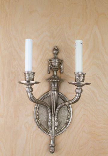 Gothic Two Candle Wall Sconce