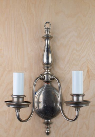 Two Candle Traditional Wall Sconce