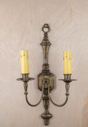 Tall Two Candle Wall Sconce