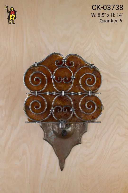 Mica Shaded Wall Sconce