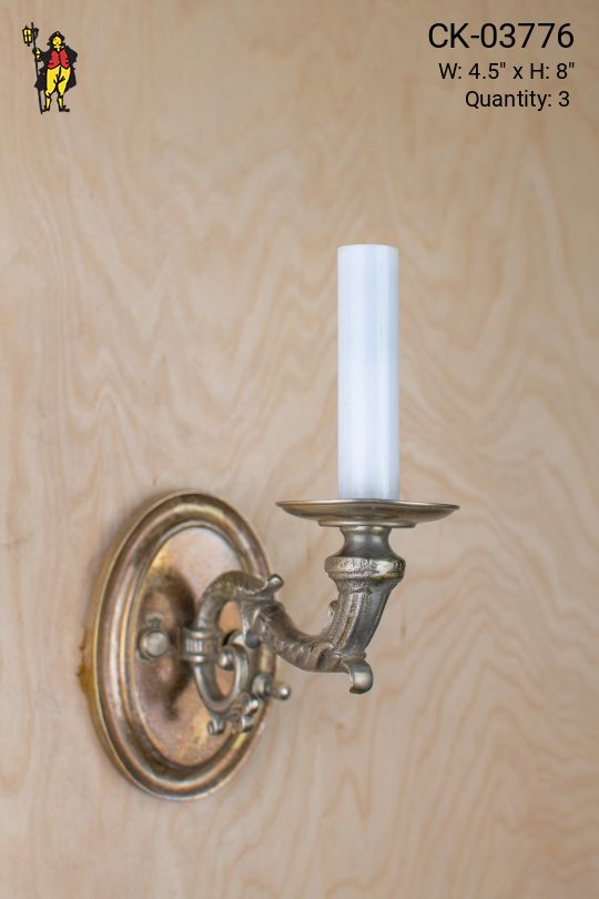 Distressed Single Candle Wall Sconce