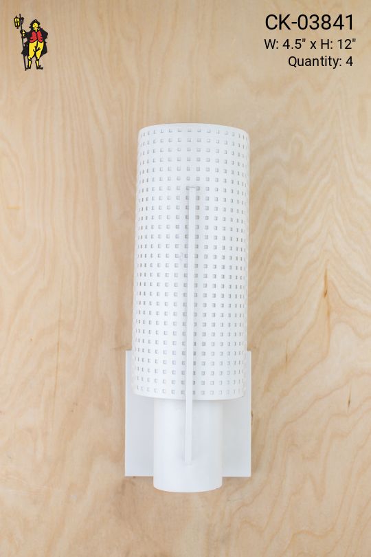 White Contemporary Wall Sconce