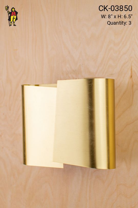 Polished Brass Modern Wall Sconce