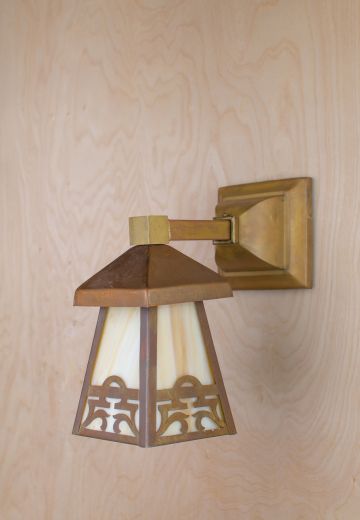 Brass Lantern Wall sconce