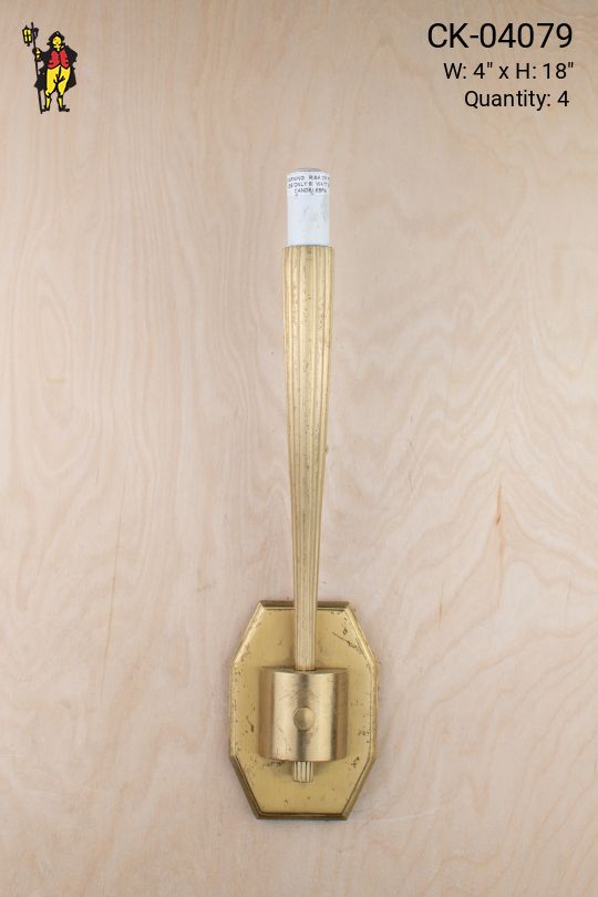 Contemporary Single Candle Wall Sconce