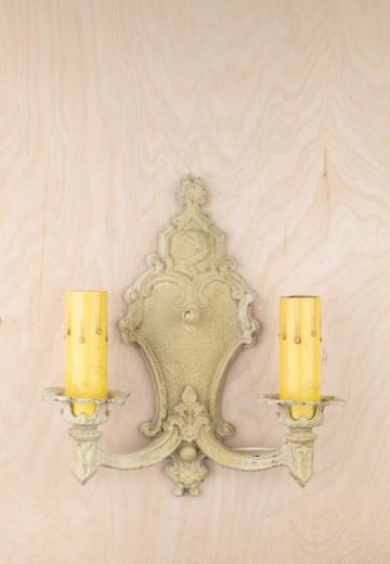 Gothic Two Candle Wall Sconce