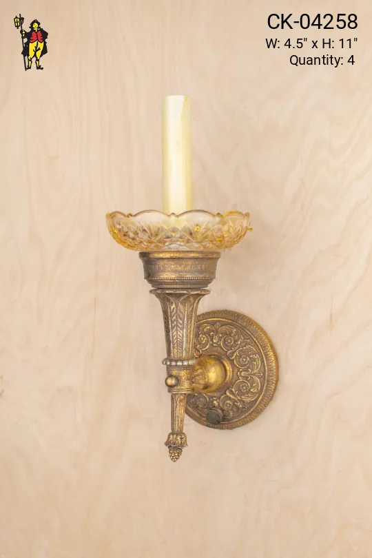 Victorian Single candle Wall Sconce