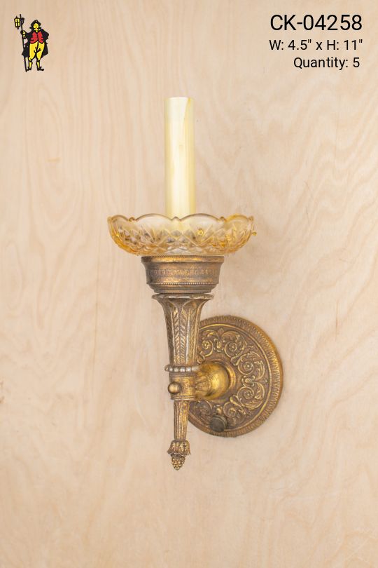 Victorian Single candle Wall Sconce