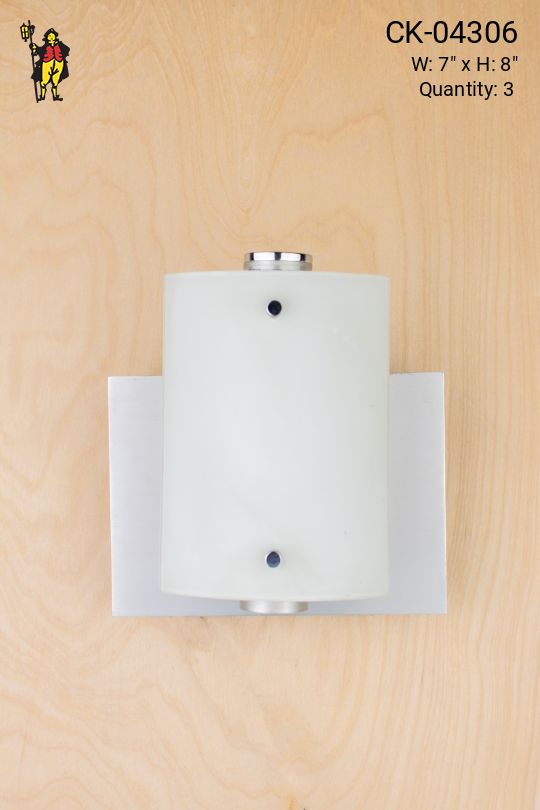 Glass Shaded Wall Sconce