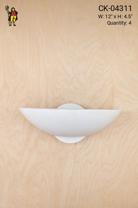 White Pocket Wall Sconce
