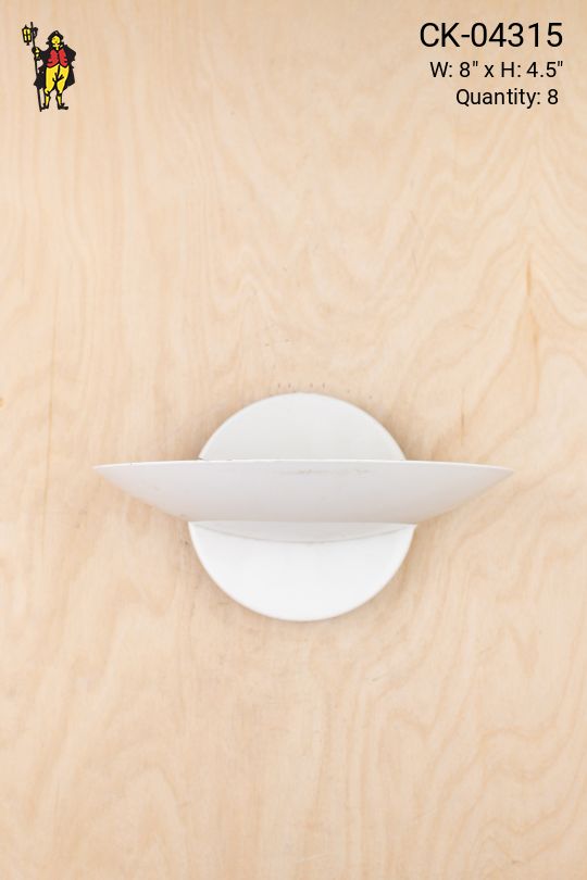 White Up Light Wall Sconce