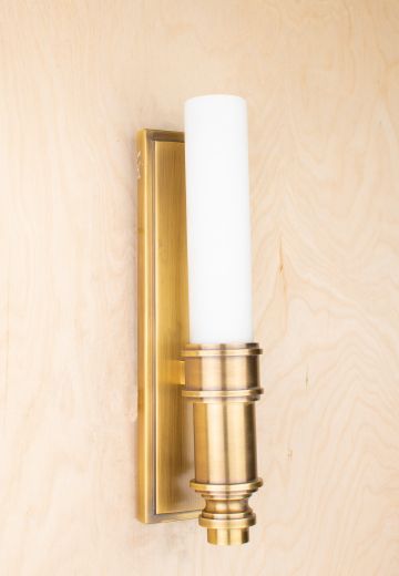 Brass Single Light Wall Sconce