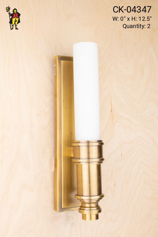 Brass Single Light Wall Sconce