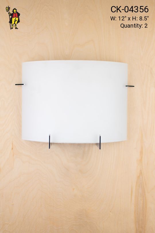 Rounded Glass Wall Sconce
