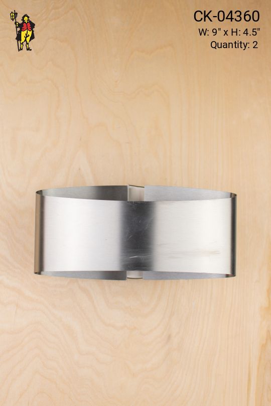 Wrap Around Nickel Pocket Wall Sconce