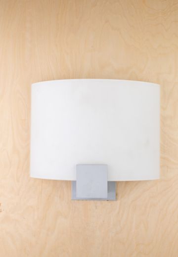 Curved Glass Wall Sconce