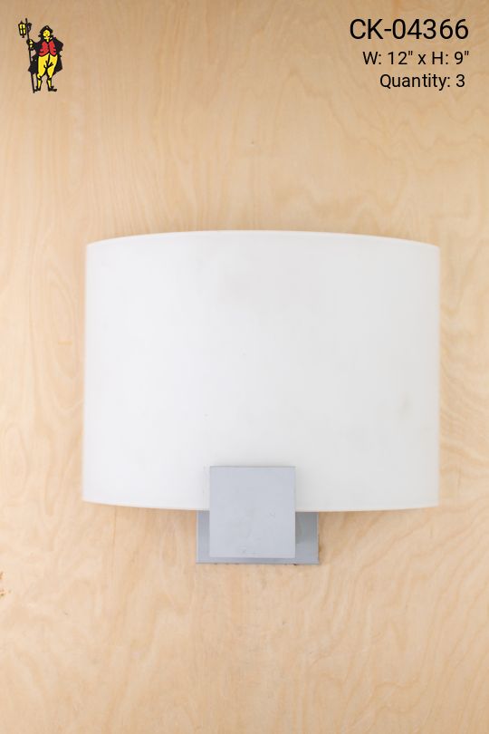 Curved Glass Wall Sconce