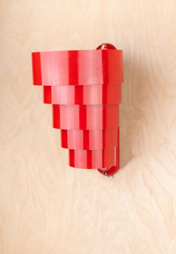 Red Ring Pocket Wall Sconce