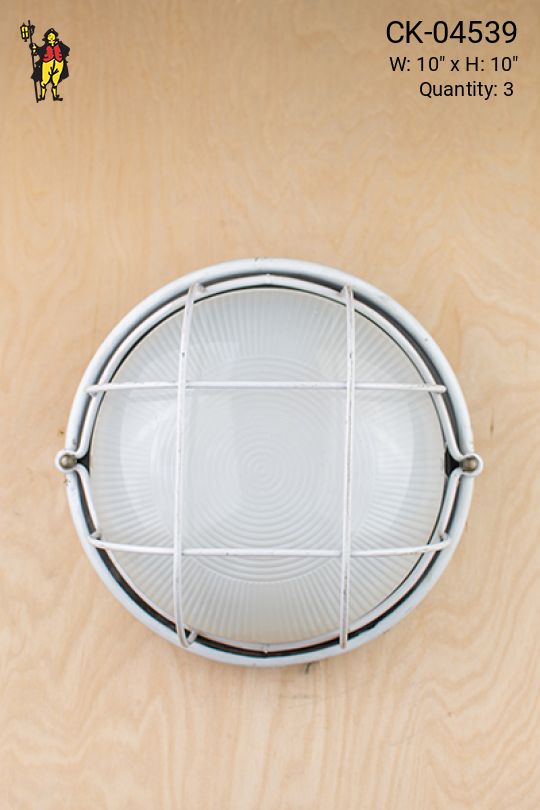 White Cage Wall Sconce