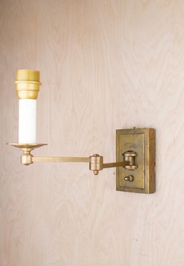 Adjustable Single Candle Wall Sconce