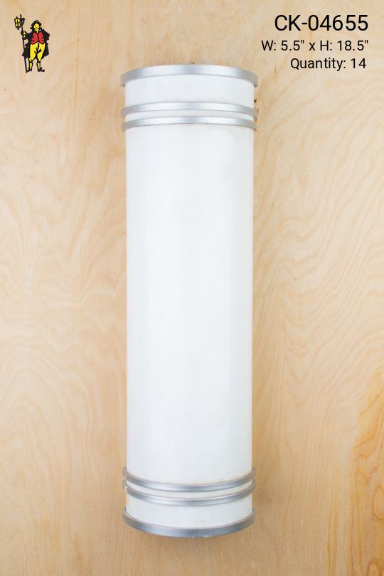 Nickel Pillar Wall Sconce