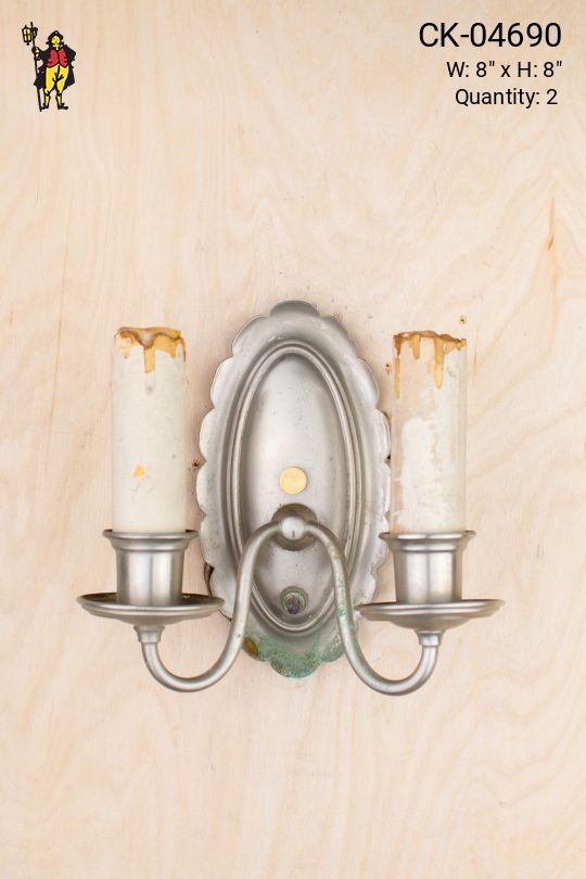 Two Candle Wall Sconce
