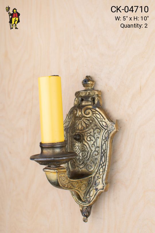 Single Candle Wall Sconce