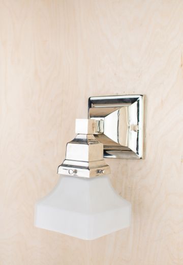 Chrome Single Down Light Wall Sconce