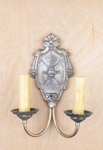 Gothic Two Candle Wall Sconce