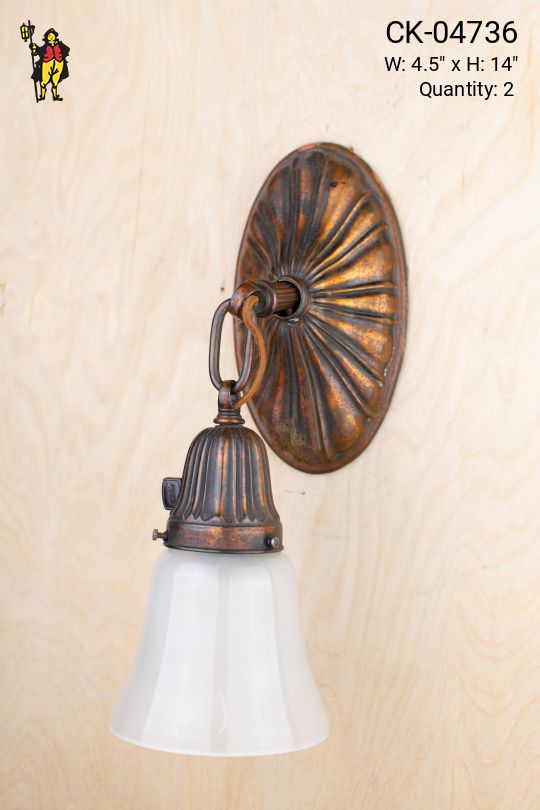 Single Hanging Shade Wall Sconce