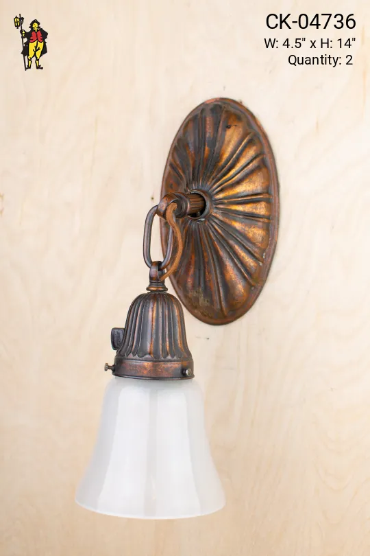 Single Hanging Shade Wall Sconce