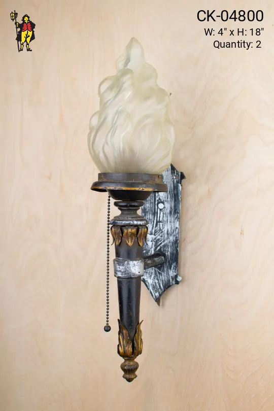 Gothic Torch Wall Sconce