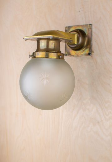 Brass Single Down Light Wall Sconce