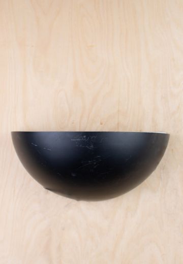 Black Half Moon Wall Sconce