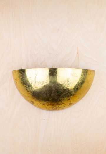 Gold Half Moon Wall Sconce