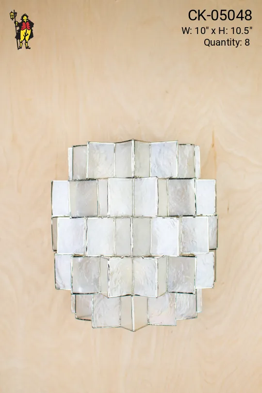 Capiz Shell Wall Sconce