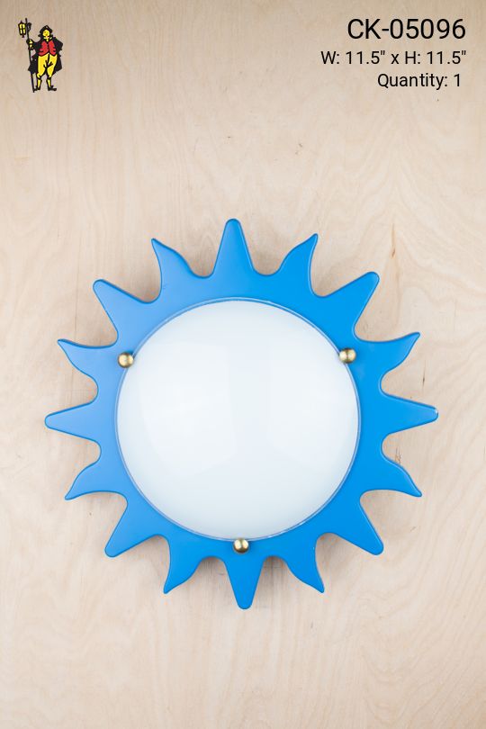 Kid's Sun Plastic Wall Sconce