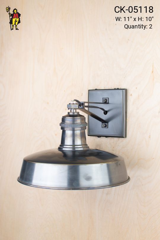 Satin Black RLM Wall Sconce