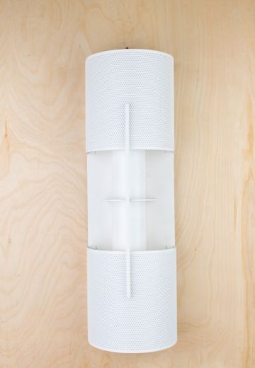 Peirced Modern White Wall Sconce